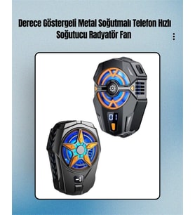 Northcity Cep Telefonu Radyatörü – Type-C 2 Vitesli Sessiz Soğutma Fanı (Oyun ve Performans İçin)