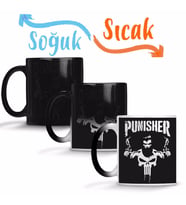 The Punisher Sihirli Kupa Bardak Porselen