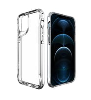 Apple iPhone 12 Pro Uyumlu Kılıf Case, Transparent Smooth Hard Protective Cover (Şeffaf)