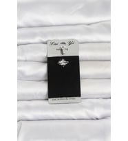 316L Cerrahi Çelik Zirkon Taşlı Göbek Piercing TJ-PR1385