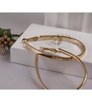 Gold Yumurta Model Küpe (Altın)