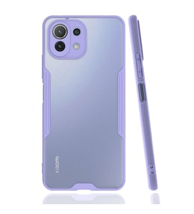 Xiaomi Mi 11 Lite Kılıf Platin Silikon - Lila