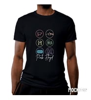 PINK FLOYD Oversize Özel Tasarım Pamuklu Tişört (Siyah)