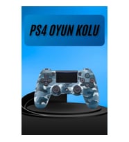 Mey İthalat® PS4 Joystick Oyun Kolu Titreşimli Uzun Pil Ömrü USB Şarj Kablolu