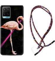 Vivo Y11S Y21S Y20 Y20S Y70 Kılıf Boyun Asklı Rasta Silikon Line Filamingo 1776