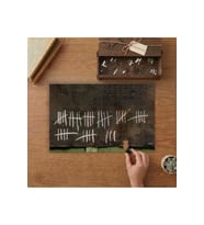 Günsayımı Çizgiler Tasarımı 240 parça Ahşap Puzzle Ahşap Kutuda MP02495