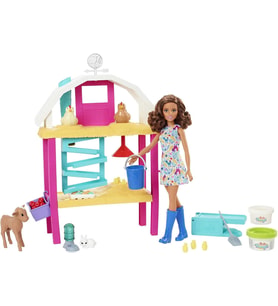 Barbie Eğlenceli Çiftlik Hayatı Oyun Seti, 4 Yaş Ve Üzeri, Hgy88 (Çok Renkli)