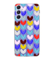 PrintiFy Samsung Galaxy A54 ile Uyumlu 1mm Slim Fit Water Color 1 Baskılı Şeffaf  Kılıf