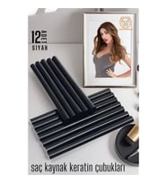 CEYLAN ADAM  Nano Keratin Kaynak Çubukları 12 ADET SİYAH Absolute