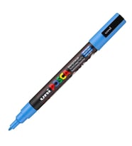 UNİ POSCA SU BAZLI POSTER MARKER 0.9-1.3 GÖK MAVİ PC-3M