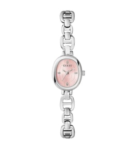 GUESS GUGW0982L1 PEMBE KADRAN ÇELİK OVAL KADIN KOL SAATİ