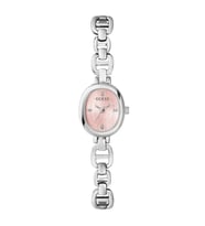 GUESS GUGW0982L1 PEMBE KADRAN ÇELİK OVAL KADIN KOL SAATİ