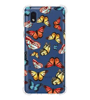 PrintiFy Samsung Galaxy A01 Core Uyumlu Water Color 2 Baskılı Şeffaf Köşe Korumalı Antişok Kılıf