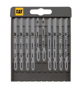 CAT DA06902 10 Parça Profesyonel Ahşap Hassas/Kaba/Düz/Kavisli Kesim Dekupaj Testere Ucu