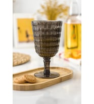 Allegra Füme 6’Lı Kadeh Bardak Seti 750 Ml Akrilik Malzeme - Cam Değildir Kırılmaya Dayanıklı