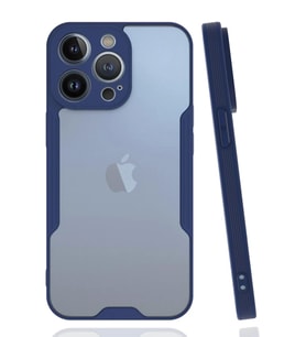 Newface Apple iPhone 14 Pro Kılıf Platin Silikon - Lacivert