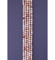 Pembe Opal Doğal Taş Dizi 6 mm Küre Kesim