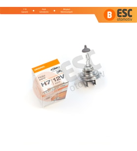 Kısa Uzun Far Sis Lambası için OSRAM ORIGINAL 64210 H7 12V 55W PX26d Halojen H7 Far Ampulü Tırnaklı