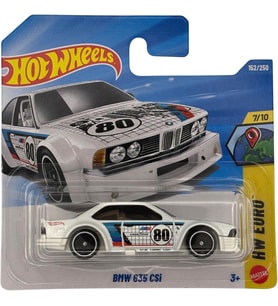 Hot Wheels Bmw 635 Csi - White - Jjk00 - Short Card (1/64)