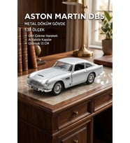 Aston Martin DB5 1:38 Ölçek Metal Çek Bırak Model Araba - Açılabilir Kapılar (13 cm)