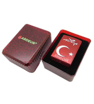 Ardeur® Ay Yıldız Kırmızı Kişiye Özel İsimli Çakmak Hediyelik Kutusunda