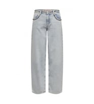 Only Onlcollette Lw Lo Str Stud Kadın Jean Pantolon (Mavi)