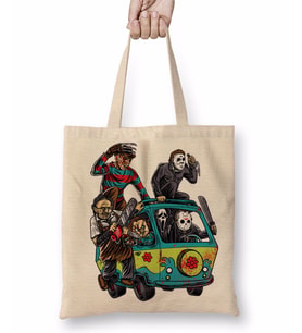 Skull Korku Bez Çanta Uzun Saplı