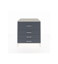 Kronos Şifonyer 4 Çekmeceli 88x59x96 Aytaşı-Antrasit