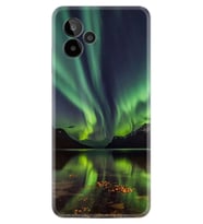 General Mobile GM 24 Pro Kılıf Resimli Desenli Baskılı Silikon Kuzey Işıkları 1327