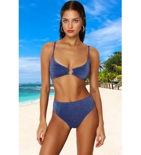 Modern Simli Bikini Takımı Yaz Koleksiyonu Ergonomik Kesim Plaj Ve Havuz İçin Su Sporları