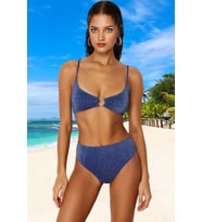Modern Simli Bikini Takımı Yaz Koleksiyonu Ergonomik Kesim Plaj Ve Havuz İçin Su Sporları
