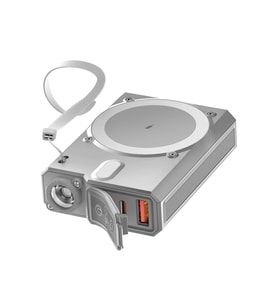 J38 10.000 Mah 20W Pd Led Işıklı Magsafe - Gri