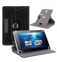 Huawei MatePad SE 10.4"  Uyumlu Üniversal Dönerli Standlı Tablet Kılıfı +Dokunmatik  Kalem (Siyah)