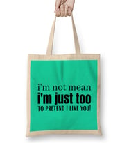 Sarcasm Funny Comment Quotes Gift - Sarcastic Women And Men Humorous Saying Bez Çanta Uzun Saplı
