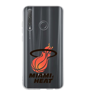 Huawei Honor 20 Lite Uyumlu Kapak Miami Heat Tasarımlı Şeffaf Silikon Kılıf