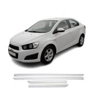 Chevrolet Aveo Sedan Krom Yan Kapı Çıtası 2011 Ve Üzeri Paslanmaz Çelik
