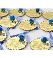Kişiye Özel Pleksi Bebek Magnet Hatıra (Altın)