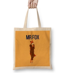 Fantastic Mr Fox-Mr Fox Bez Çanta Uzun Saplı