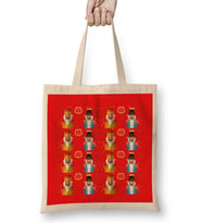 Nutcracker Christmas Nutcracker Pattern Bez Çanta Uzun Saplı