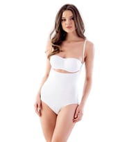BEYAZ MI Emay 2811 Göğsü Açık Slip Boy Lazer Korse