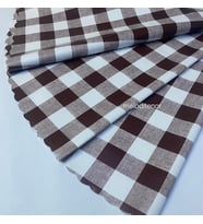 elyaf astarlı sofra bezi kareli kumaş desen silinebilir kaymaz pvc yuvarlak muşamba masa örtüsü 140 x 140 cm