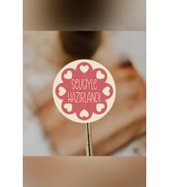 Sevgiyle Hazırlandı 3,5 Cm 55 Adet Sticker