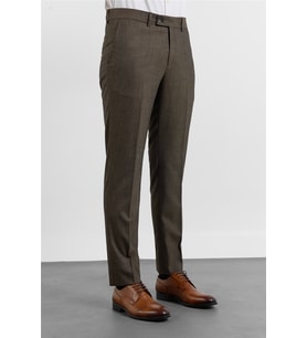 Açık Kahverengi Yan Cep Comfort Fit Esnek Pantolon 1003255176
