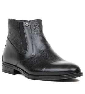 Pierre Cardin Gacte Bilek Kaymaz Taban Kışlık Erkek Bot (Siyah)