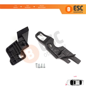 Citroen C-Elysee 2012-2017 9675140080 İçin Sol Ön Far Ayak Tamir Seti