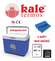 Kale Termos -7,5 Litre Piknik Kamp Oto  Termosu Buz Aküsü Hediyeli