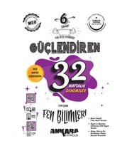 kitabın başkenti ankara yayıncılık 2025-2026 Müfredat Ankara Yayıncılık 6. Sınıf Güçlendiren 32 Hafta Fen Bilimleri Kazanım Denemeleri (Çok Renkli)