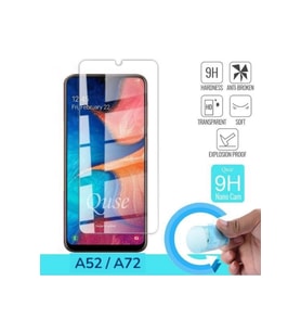 Oppo A52 / A72 Ekran Koruyucu Seramik Nano Kırılmaz Cam Tam Kaplayan
