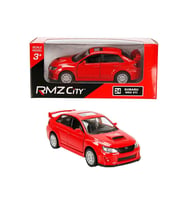 Rmz City 1:32 Uzak Doğu Serisi Die Cast Çek Bırak Model Araba - Kırmızı Subaru Wrx Sti
