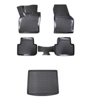 Rizline Volkswagen Tiguan 3D Havuzlu Paspas 2015-2019 + Alt Bagaj Havuzu
